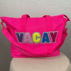 No Boundaries Pink VACAY Tote Bag